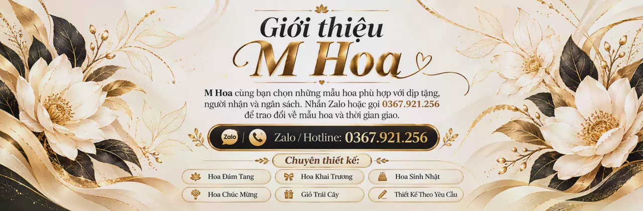 Ảnh bìa Shop hoa tươi Xã Vĩnh Tường Cần Thơ - Từ lời nhắn đến món hoa vừa ý